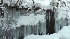 この氷瀑は2/15時点のものです